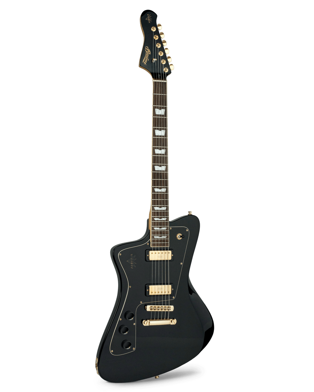 Wingman - Pure Black - Left Handed - Baum Guitars